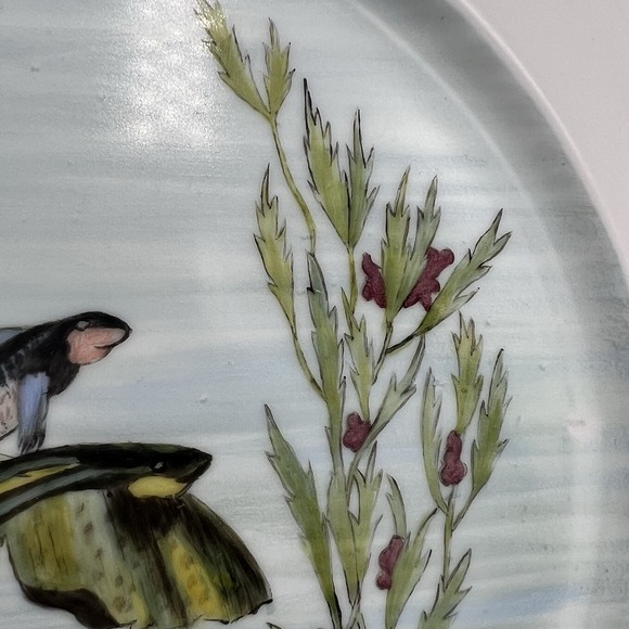 Rare 1922 Hutschenreuther Selb Bavaria Hand Painted 10" Plates Fish Signed E.O. - Picture 6 of 14
